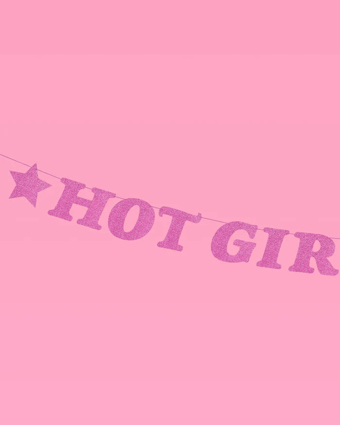 Hot Girl Bday Banner