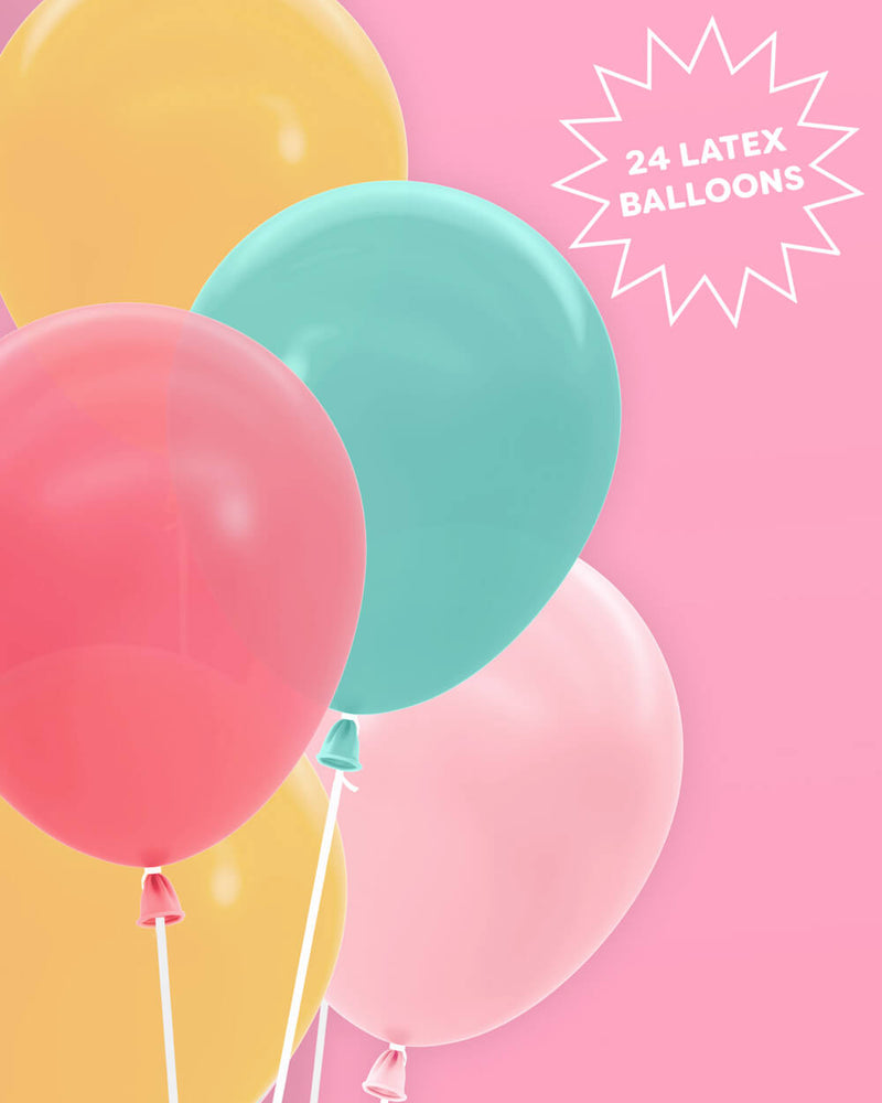 Italian Summer Balloons, Pack of 25
