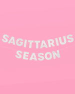 Sag Season Banner - silver glitter banner