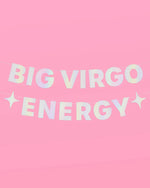 Big Virgo Energy Banner - Iridescent foil banner