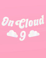 Cloud Nine Banner - White foil finish