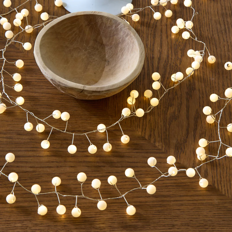 Snowberry White Lights, Set of 3
