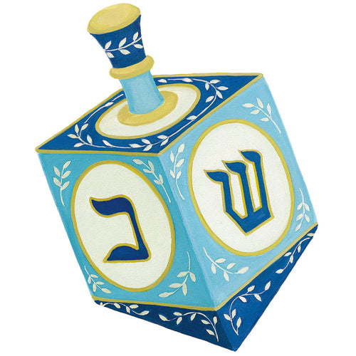 Dreidel Gift Tags - 4 Per Package