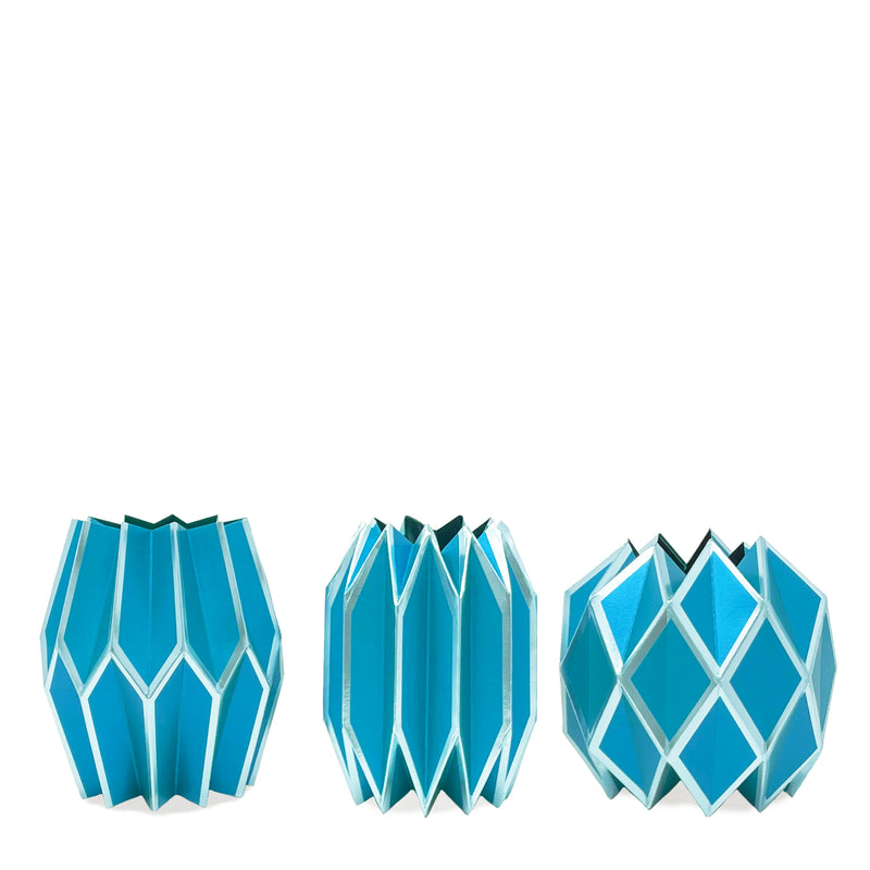 Peacock Vase Wraps, Set of 3