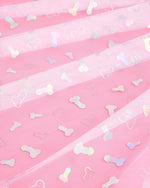 Sorry Mom Veil - Iridescent Foil Penis Veil