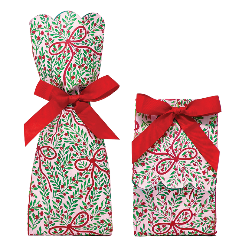 Bow Garden Wine & Gift Bags, Pack of 6