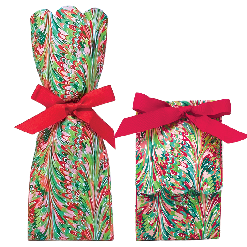 Marble Wine & Gift Bags, Pack of 6