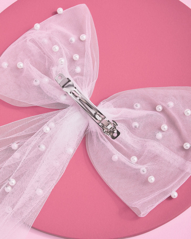 Bow To Be - White & Pearl Bow