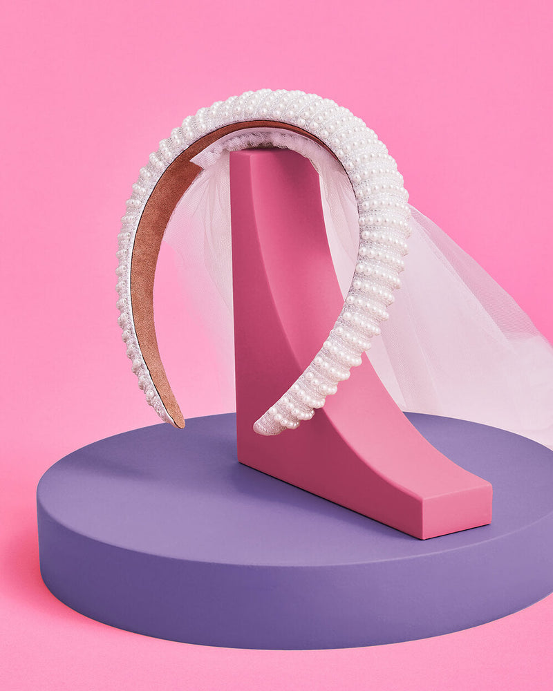 The Noncommittal - Headband W/ Removable Veil