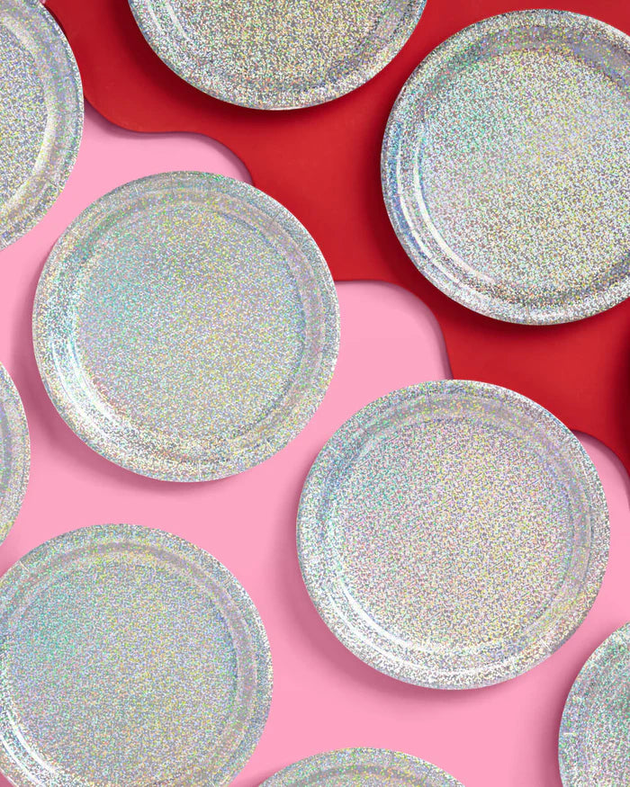 Shimmer Plates, Pack of 25 