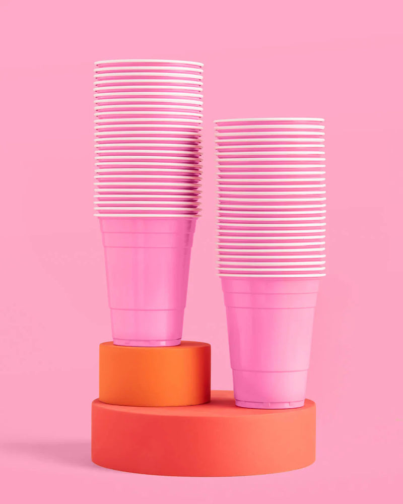 Pink Friday Cups, Pack of 50