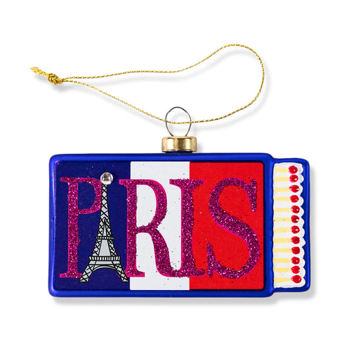 Paris Matchbook Ornament