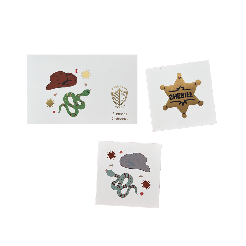 Yeehaw Temporary Tattoos, Pack of 2