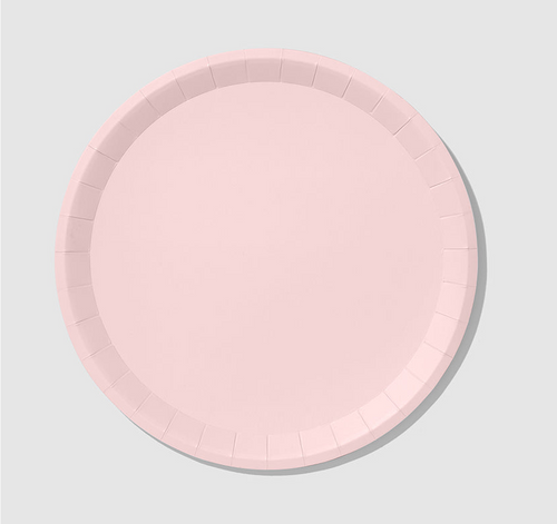 Pale Pink Classic Large Plates (10 per pack)