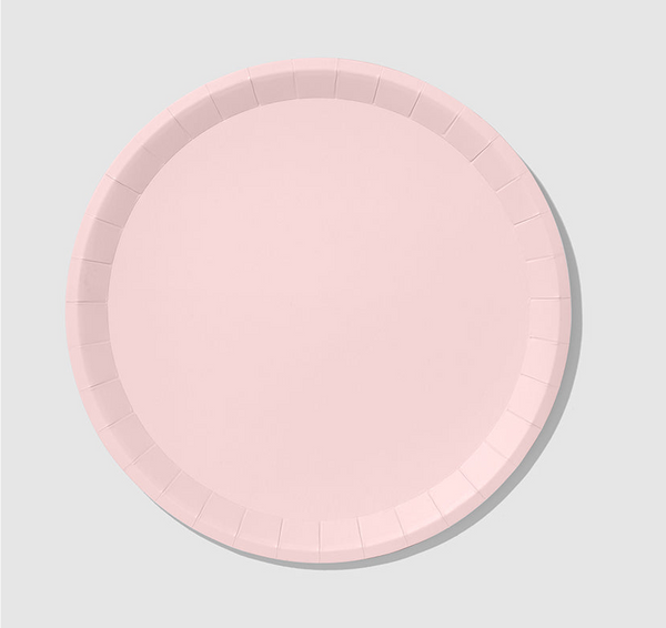 Pale Pink Classic Large Plates (10 per pack) | Paperless Post Party Shop