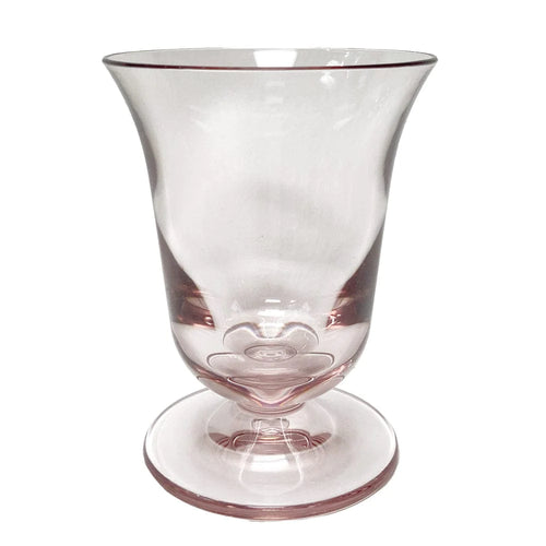 Acrylic Flared Light Rose Wine Glass - 6 Wine Glass