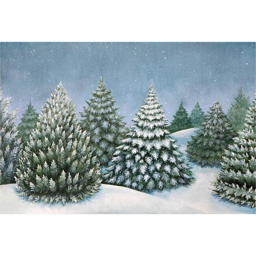 Evergreen Forest Placemat, Pack of 24