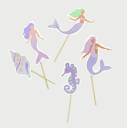 Magical Mermaid Toppers (10 per pack)