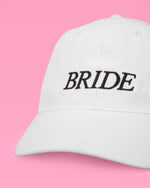 Bride Baseball Hat - Embroidered Cotton Hat