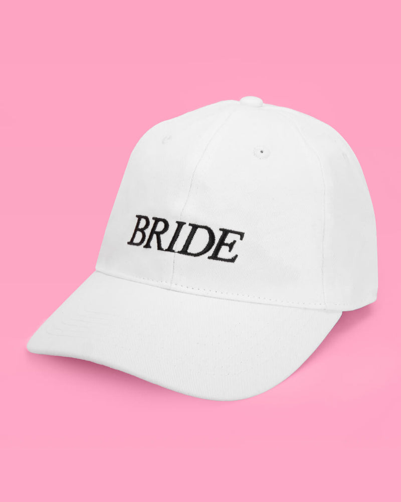Bride Baseball Hat - Embroidered Cotton Hat