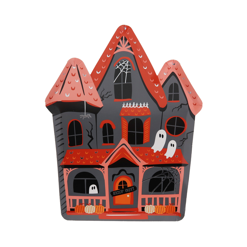 Trick or Treat Street Haunted House Large Plates