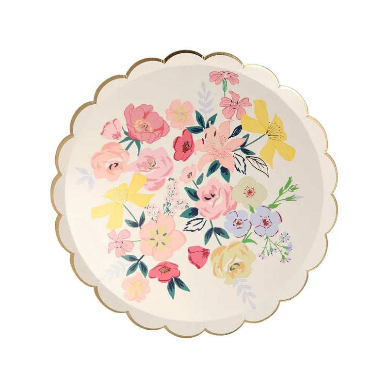 English Garden Side Plates, Pack of 8