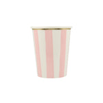 Striped Cups, Assorted Pack of 8