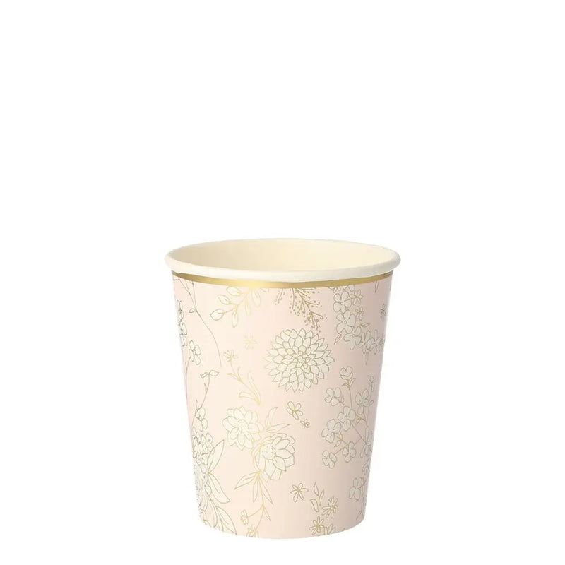 English Garden Party Cups, Pack of 8