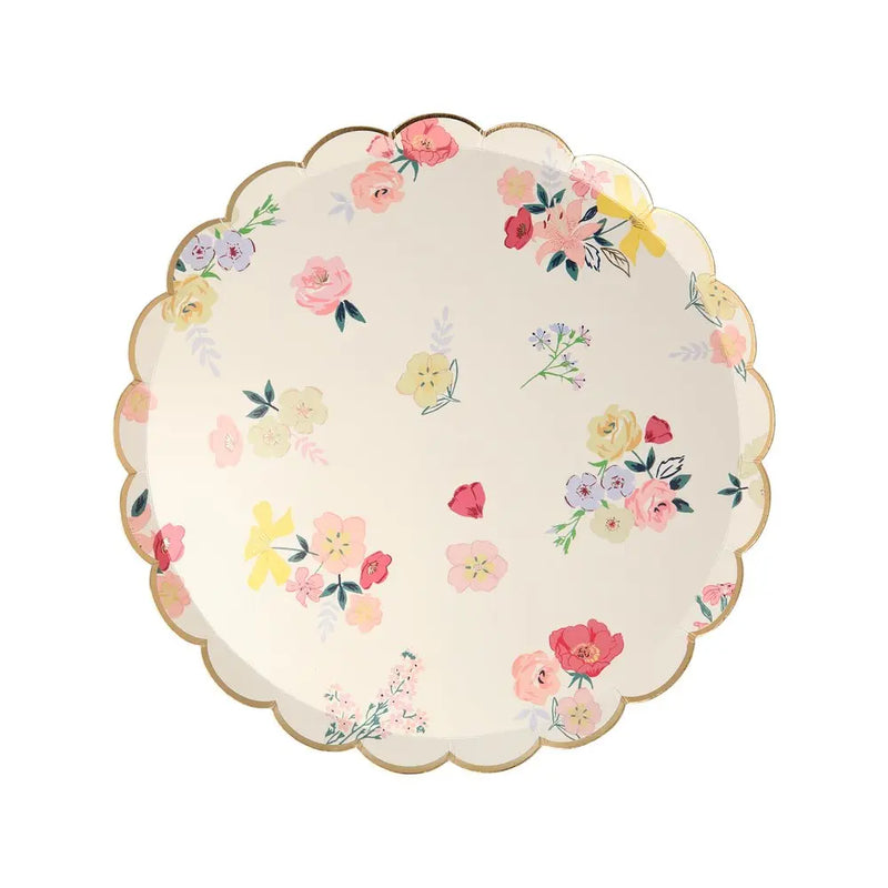 English Garden Side Plates, Pack of 8