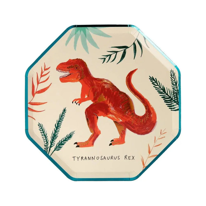 Dinosaur Kingdom Side Plates, Pack of 8