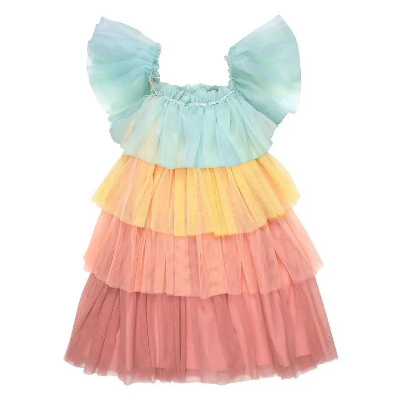 Rainbow Ruffle Princess Dress Up 3-4 Years | Paperless Post Party Shop Rainbow Ruffle Princess Dress Up 3-4 Years | Paperless Post Party Shop