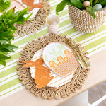 Bunnies In The Garden Small Basket Plates, Pack of 8