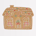 Gingerbread House Plates, Pack of 8