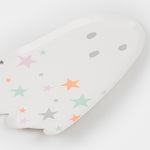 Ghost with Stars Plates, Pack of 8