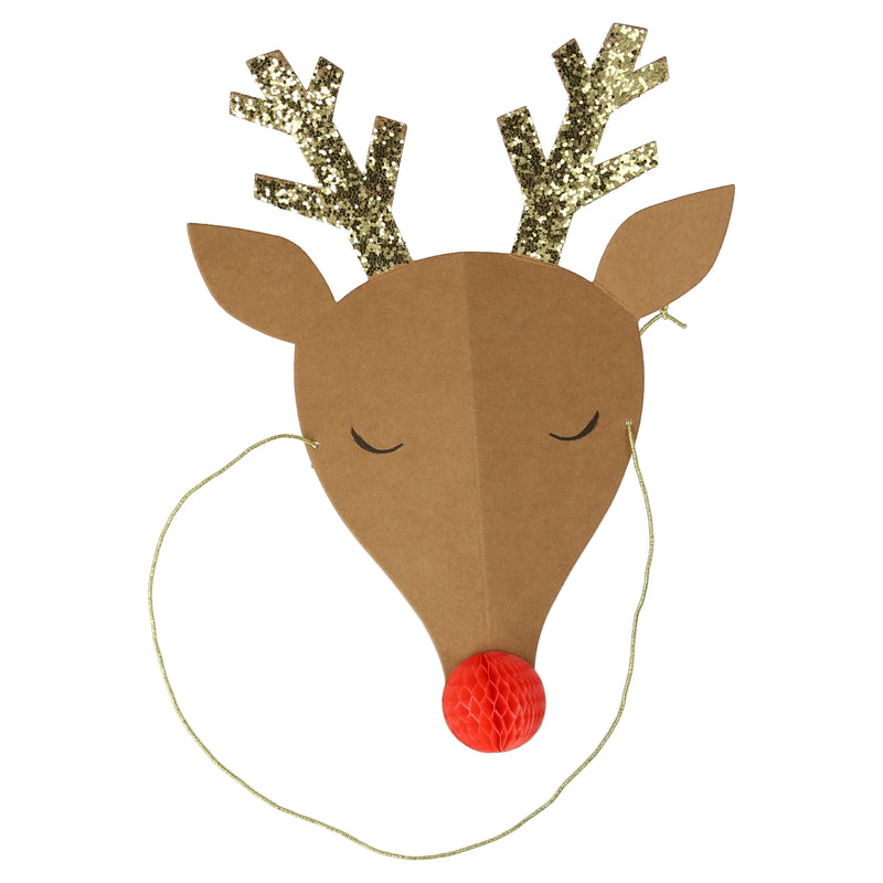 Reindeer Party Hats, Pack of 6