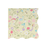 Ladurée Floral Small Napkins, Pack of 16