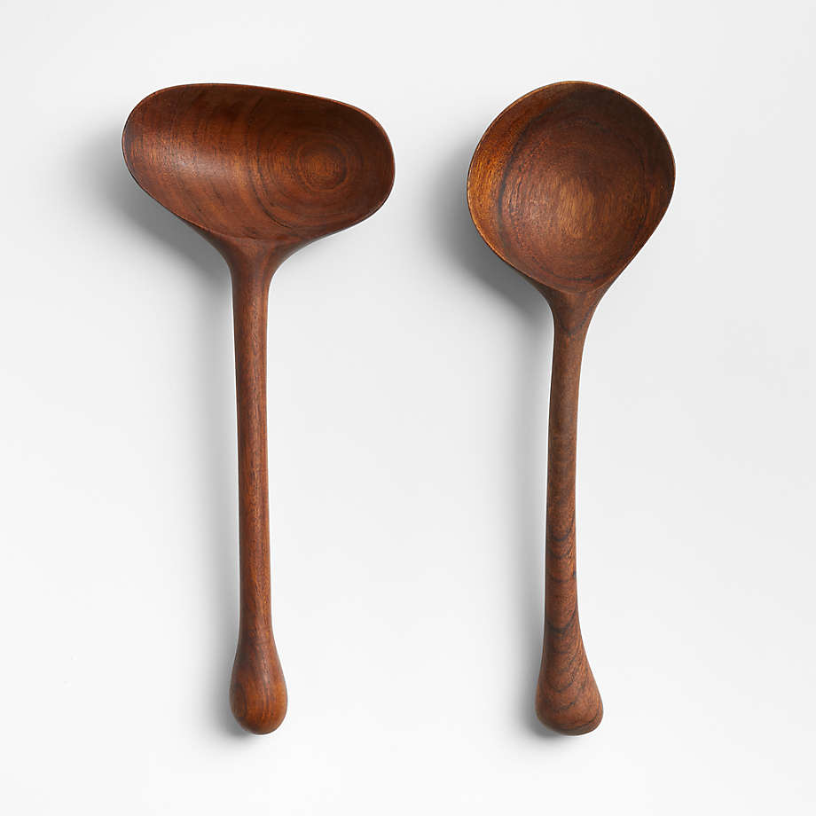 Dua Wooden Serving Utensils by Eric Adjepong, Set of 2