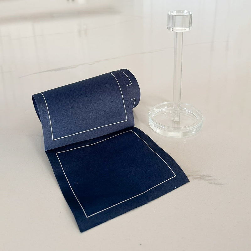 Glass Cocktail Napkin Stand