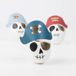 Pirate Skulls Surprise Balls, Pack of 3