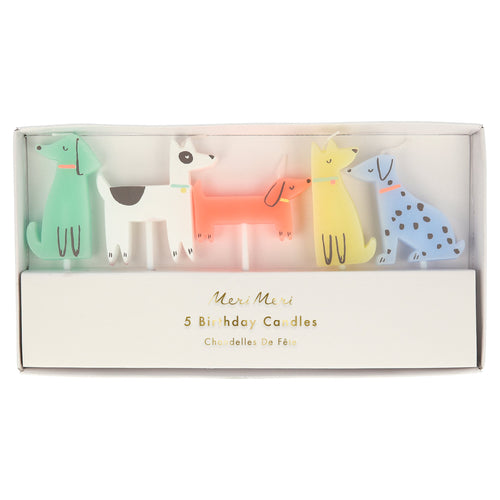 Dog Candles, Pack of 5