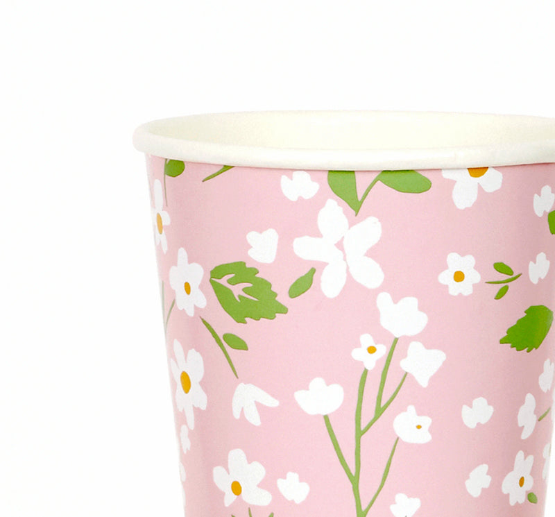 Ditsy Floral Cups, Assorted Set of 12