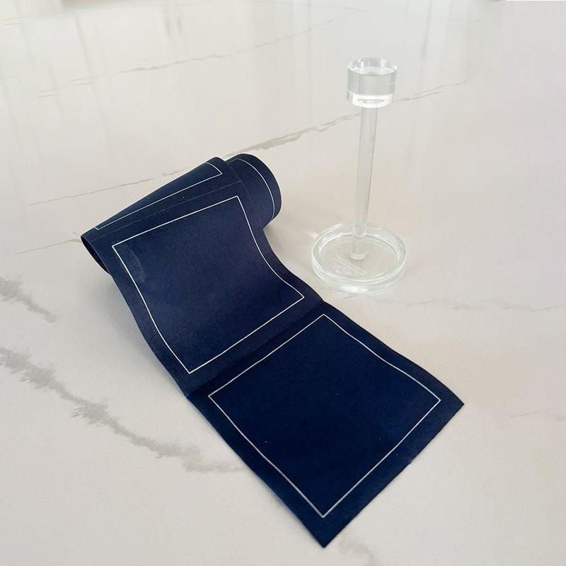 Glass Cocktail Napkin Stand