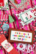 Most Wonderful Time Needlepoint Pillow