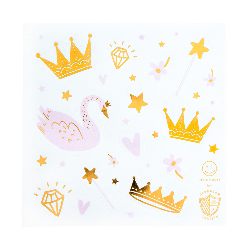 Sweet Princess Sticker Set, Pack of 4