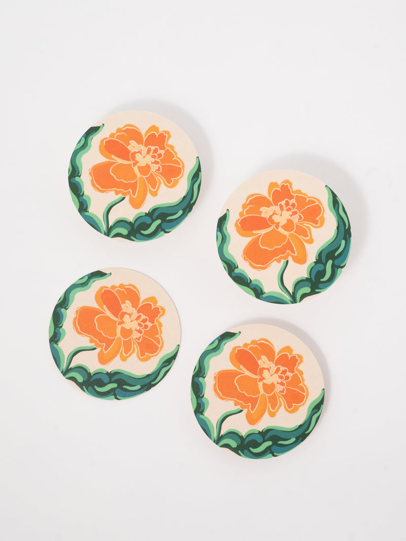 Marigold Coaster, Set of 4