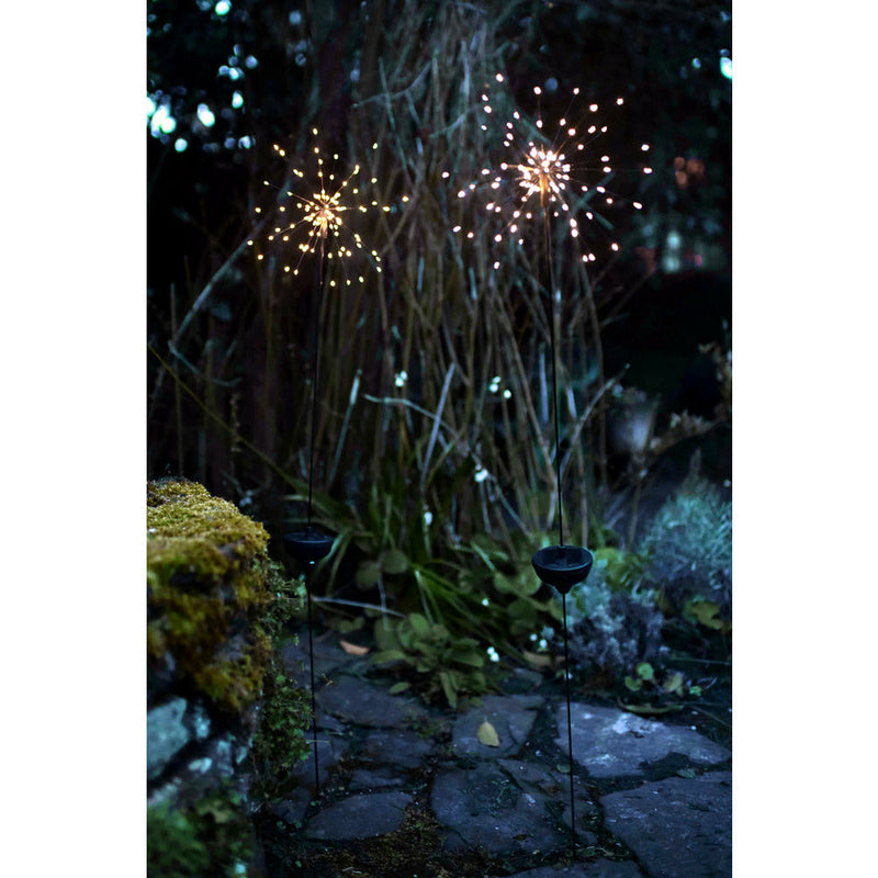 Solar Starburst Stake Light, Set of 3