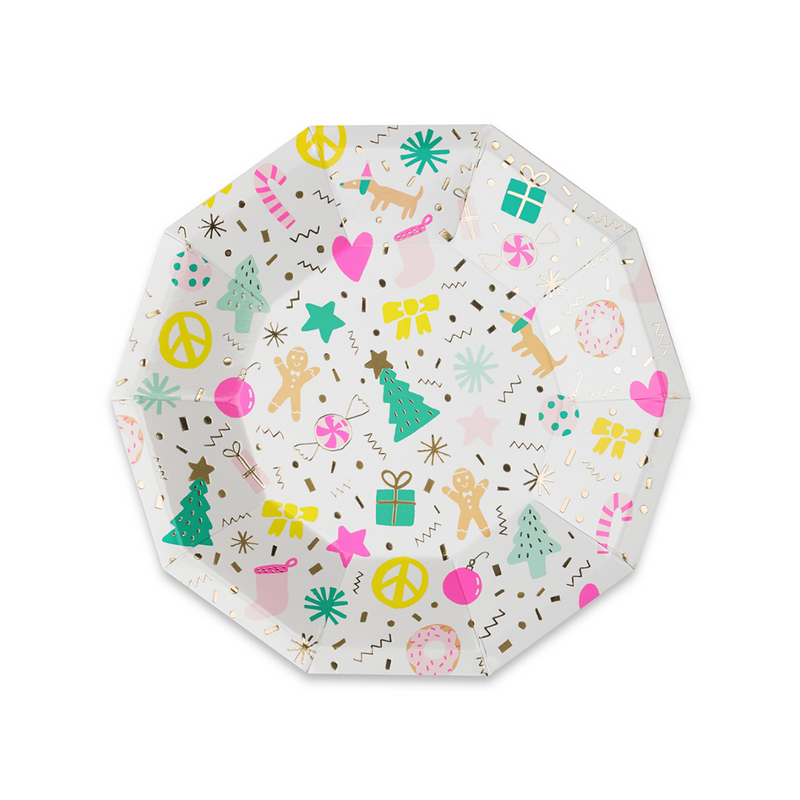 Merry + Bright Small Plates, Set of 8