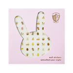 Bunnies In The Garden Nail Stickers, Pack of 100