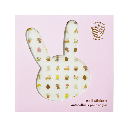 Bunnies In The Garden Nail Stickers, Pack of 100