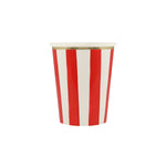 Striped Cups, Assorted Pack of 8